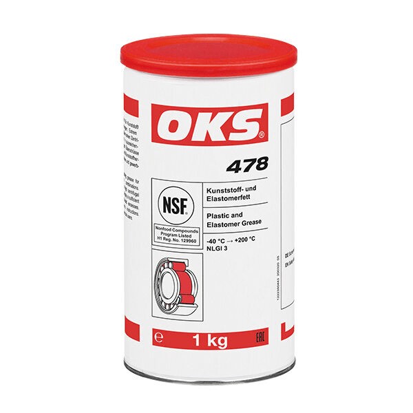 Gottwald OKS 478 Kunststoff- und Elastomerfett Dose 1kg 1222350443